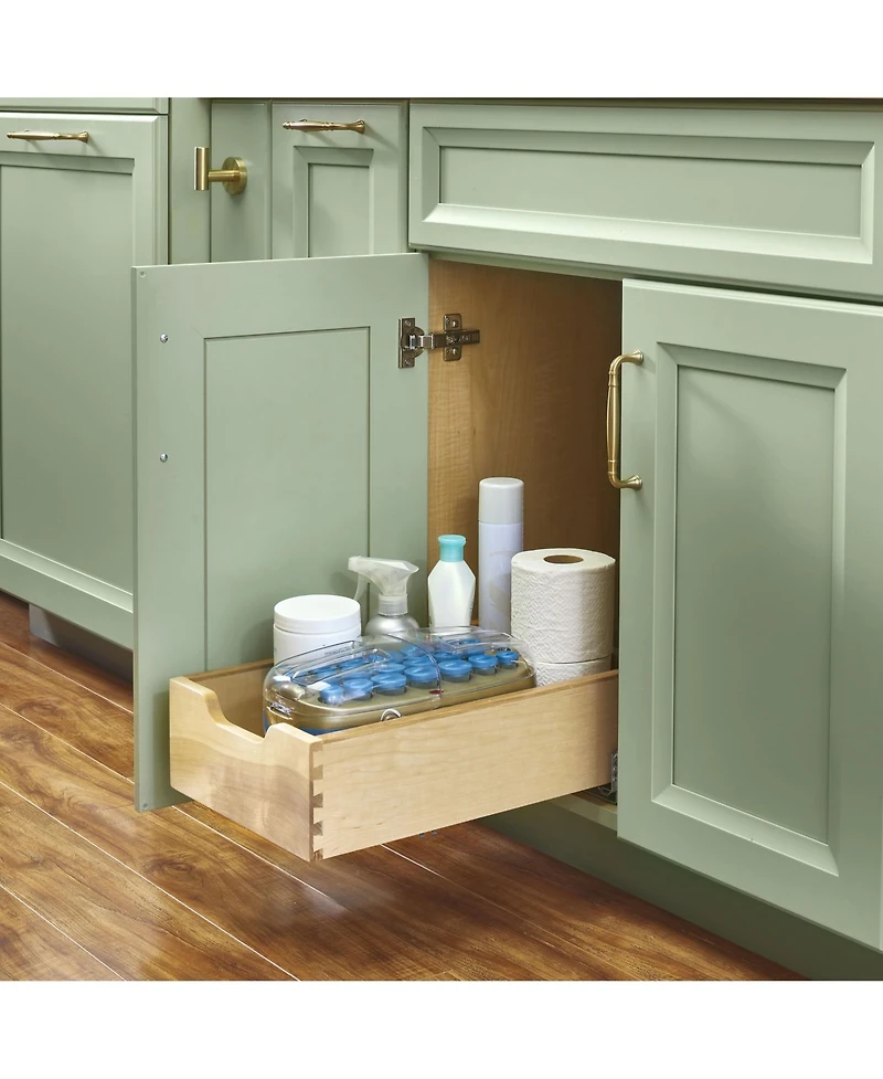 Rev-a-Shelf 11.71" Pullout Kitchen Cabinet Drawer w/ Soft-close, 4WDB-1219SC-1