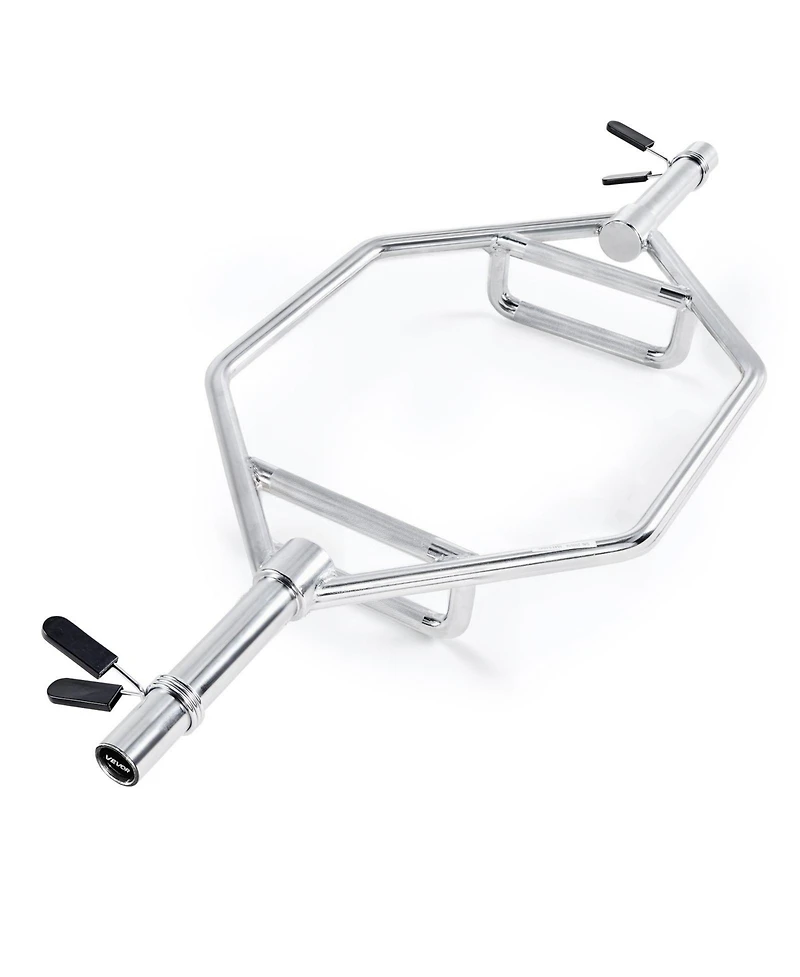 Mecale Trap Bar Hex Bar, 2-Inch Hex Barbell, 500 lb Capacity Strength Training Bar for Deadlifts and Squats