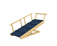 Zeus & Ruta Pine wood Adjustable Foldable Steps