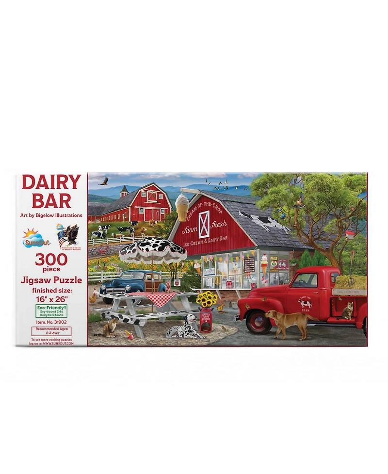 SunsOut Dairy Bar 300 piece Jigsaw Puzzle for Adults