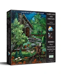 SunsOut Fairyland and Fireflies 1000 piece Jigsaw Puzzle for Adults Large Pieces