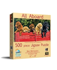 SunsOut All Aboard 500 piece Jigsaw Puzzle for Adults