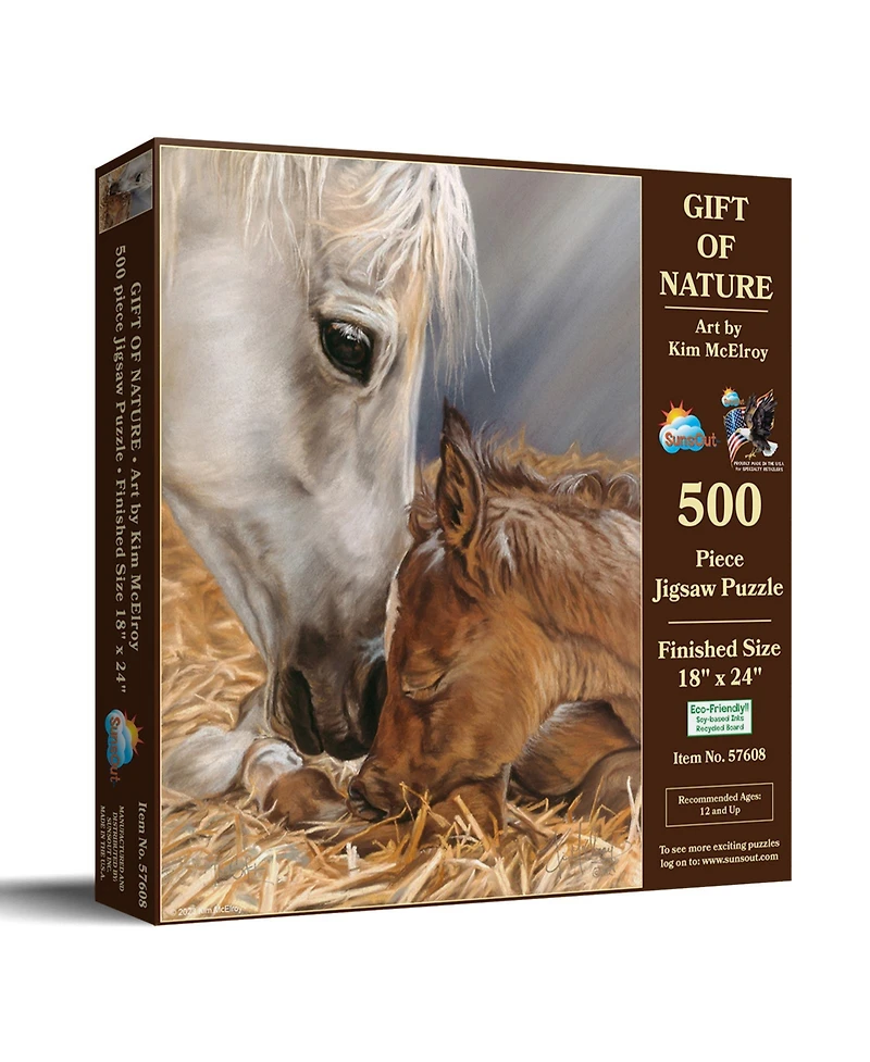 SunsOut Gift of Nature 500 piece Jigsaw Puzzle for Adults