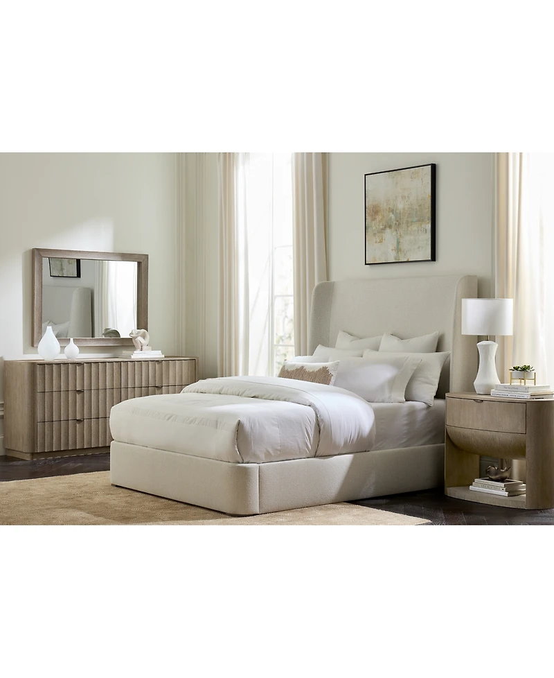 Bernhardt 28" Wood Loggia Mirror