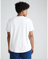 Universal Standard Plus Garcon Tee