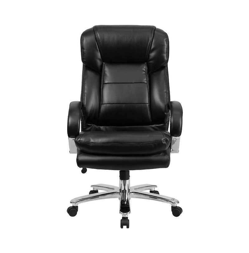 Emma+Oliver 24/7 500 lb. Big & Tall Executive Swivel Ergonomic Office Chair with Loop Arms