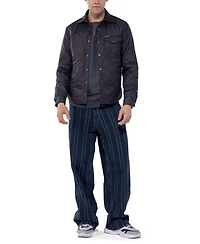 Members Only Men's Quilted Shirt Jacket