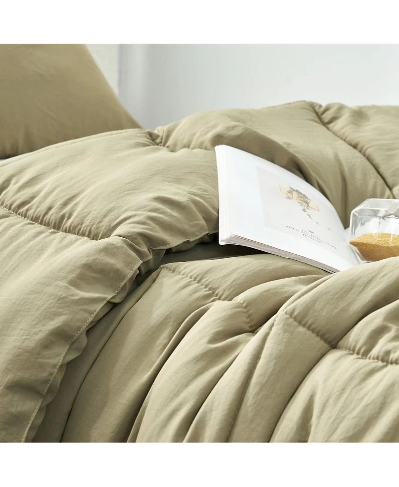 Beachfront Avenue - Coma Inducer Oversized Cooling Comforter Set Driftwood Rock