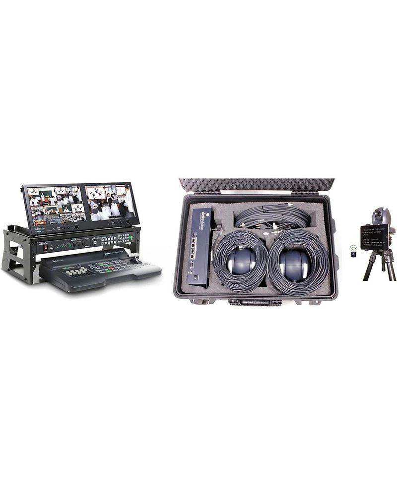 Datavideo 2-Camera Portable Video Production Bundle for Schools