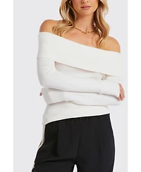 Bishop + Young Women's Bishop + Young Blaine Off Shoulders Sweater