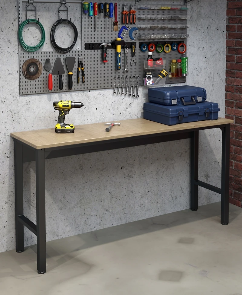 Manhattan Comfort Fortress 72" Metal Garage Workbench