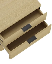 Manhattan Comfort Payton 3-Drawer Wood Nightstand, Set of 2