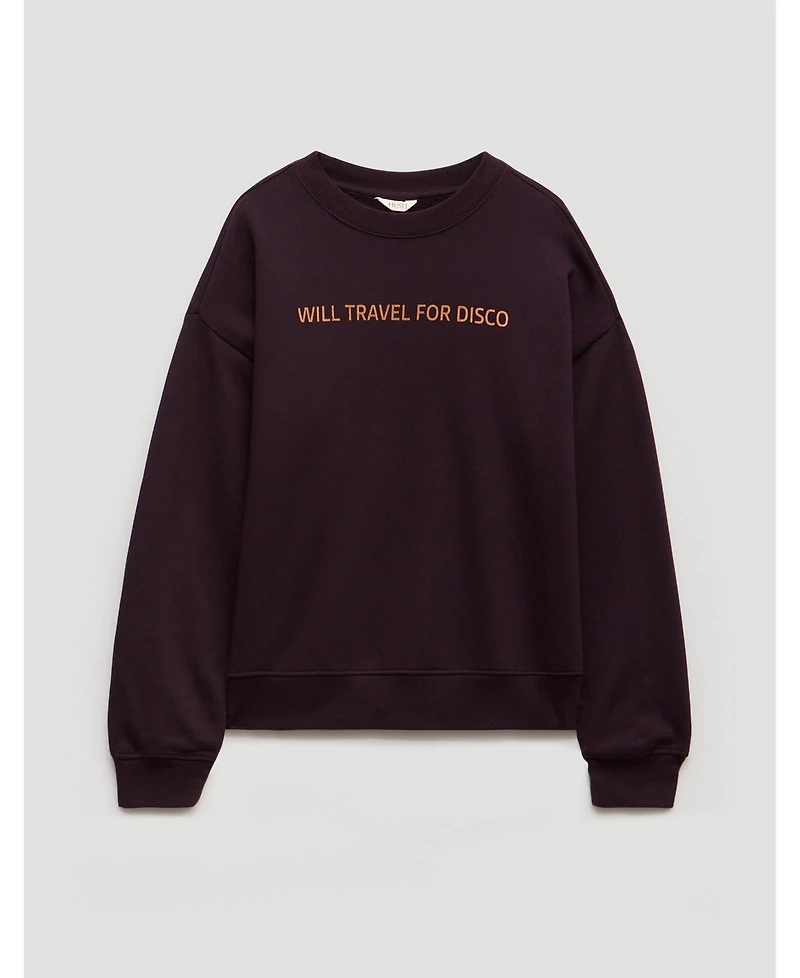 Hush Women's Disco Embroidered Sweatshirt