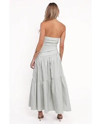 Petal and Pup Women's Blanche Strapless Maxi Dress
