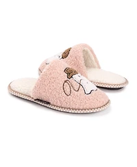 Muk Luks Women's Novelty Punch Needle Fall Scuff Slipper