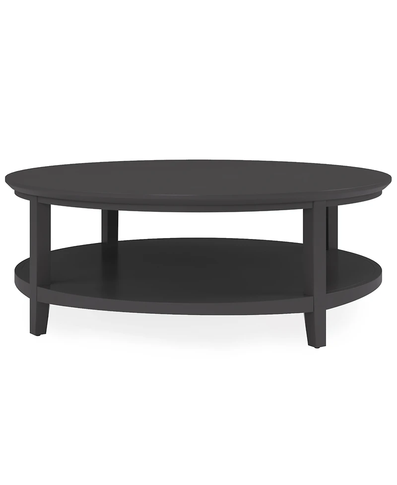Furniture Hedworth Round Coffee Table with 2 End Tables Set