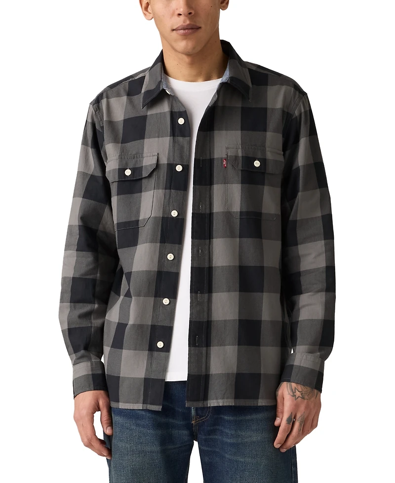 Levi's Men's Relaxed Fit Long Sleeve Button Front Worker Shirt