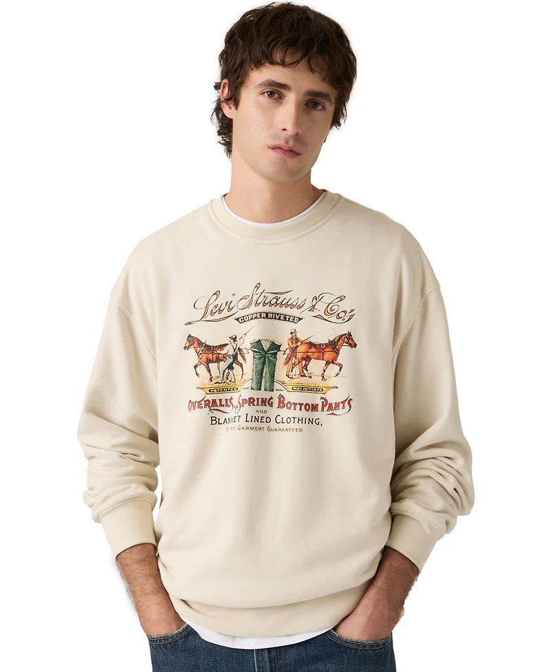 Levi's Men's Crewneck Long-Sleeve Sweatshirt