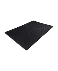 BalanceFrom Fitness Foam Interlocking Exercise Floor Mat, 24 Square Feet, Black