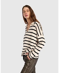 Alembika Women's Surfside Collared Sweater