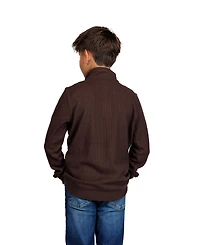 Tailorbyrd Boys Cozy Knit Quarter Zip