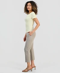 I.n.c. International Concepts Petite Mid-Rise Slim Trousers, Exclusively at Macy's