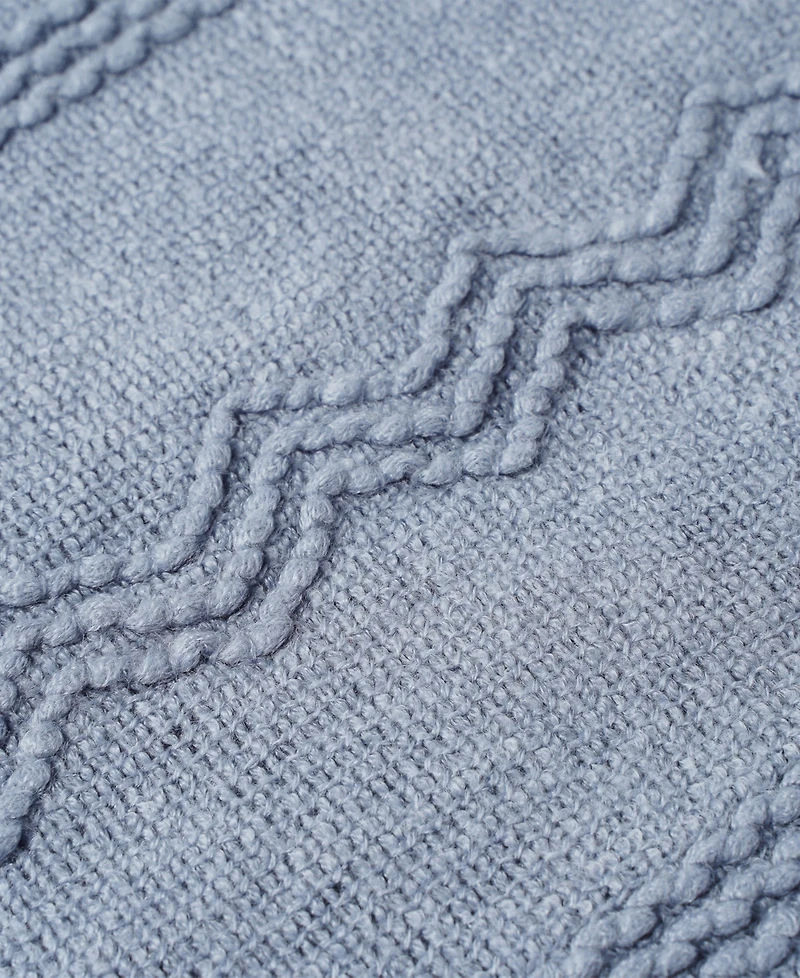 Battilo Texture Triple Zig-Zag Lightweight Throw, 50" x 60"