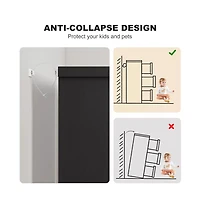 gaomon 6-Drawer Modern Wood Dresser Bedroom Double Chest Organizer with Embedded Handles Storage Cabinet for Living Room, Nursery