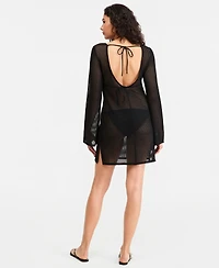 Miken Women's Fruit Patch Crochet Swim Cover Up Dress