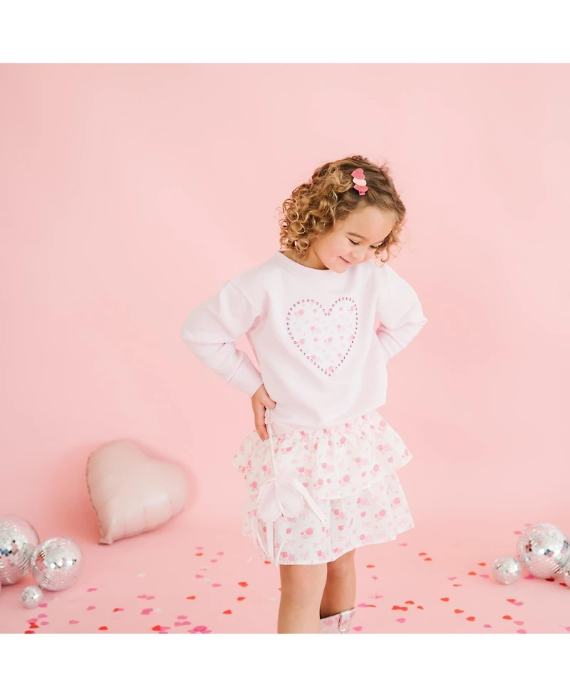 Sweet Wink Little Girls Dainty Rose Skort
