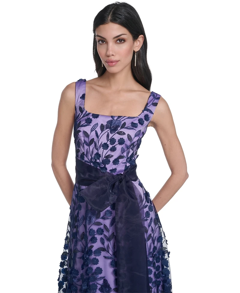 Eliza J Women's Square Neck Ball Gown