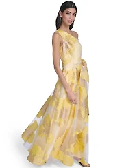 Eliza J Women's One-Shoulder Strap Ball Gown