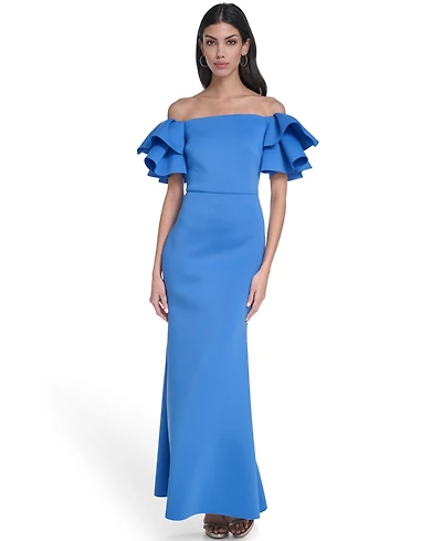 Eliza J Women's Off-The-Shoulder Mermaid Ball Gown