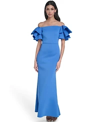 Eliza J Women's Off-The-Shoulder Mermaid Ball Gown