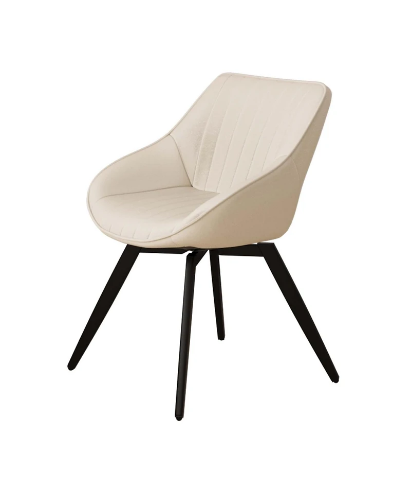 Streamdale Furniture 63" Dining Table & 4 Metal Leg Chairs