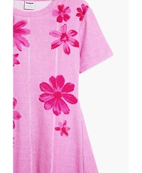 Desigual Girls Girls's Pleated floral dress