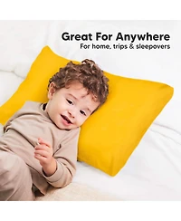 KeaBabies Toddler 2-Pack Pillowcases for 13x18 Pillow, Organic Cotton Pillow Case Cover for Sleeping, Soft & Durable