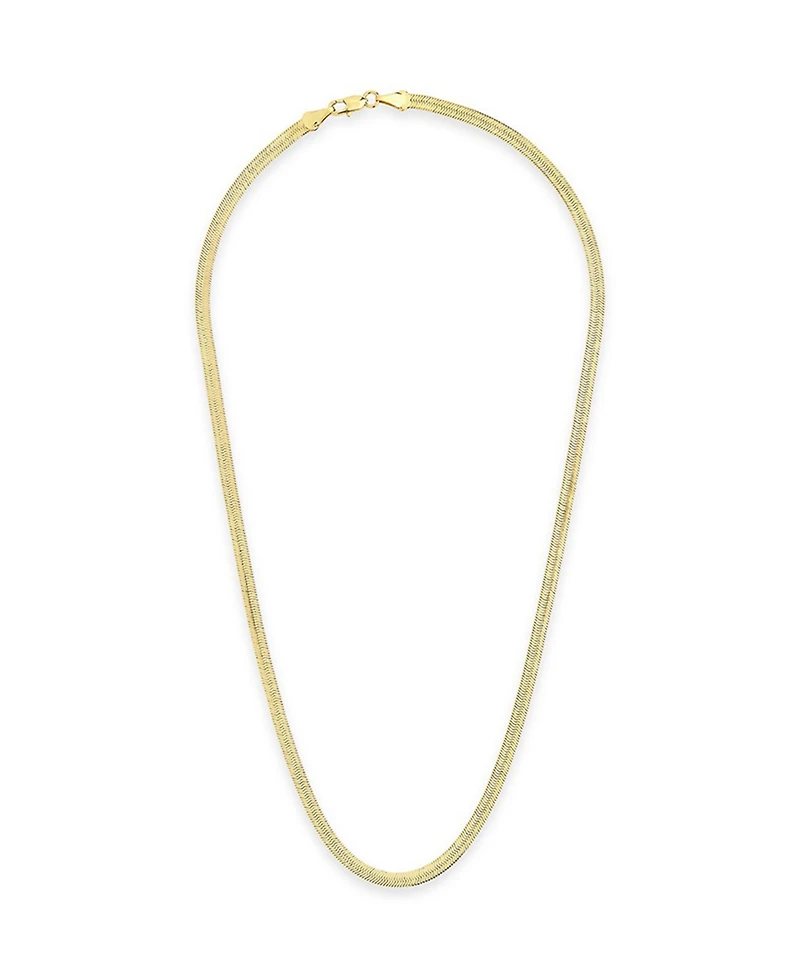 Sterling Forever Thick Herringbone Chain