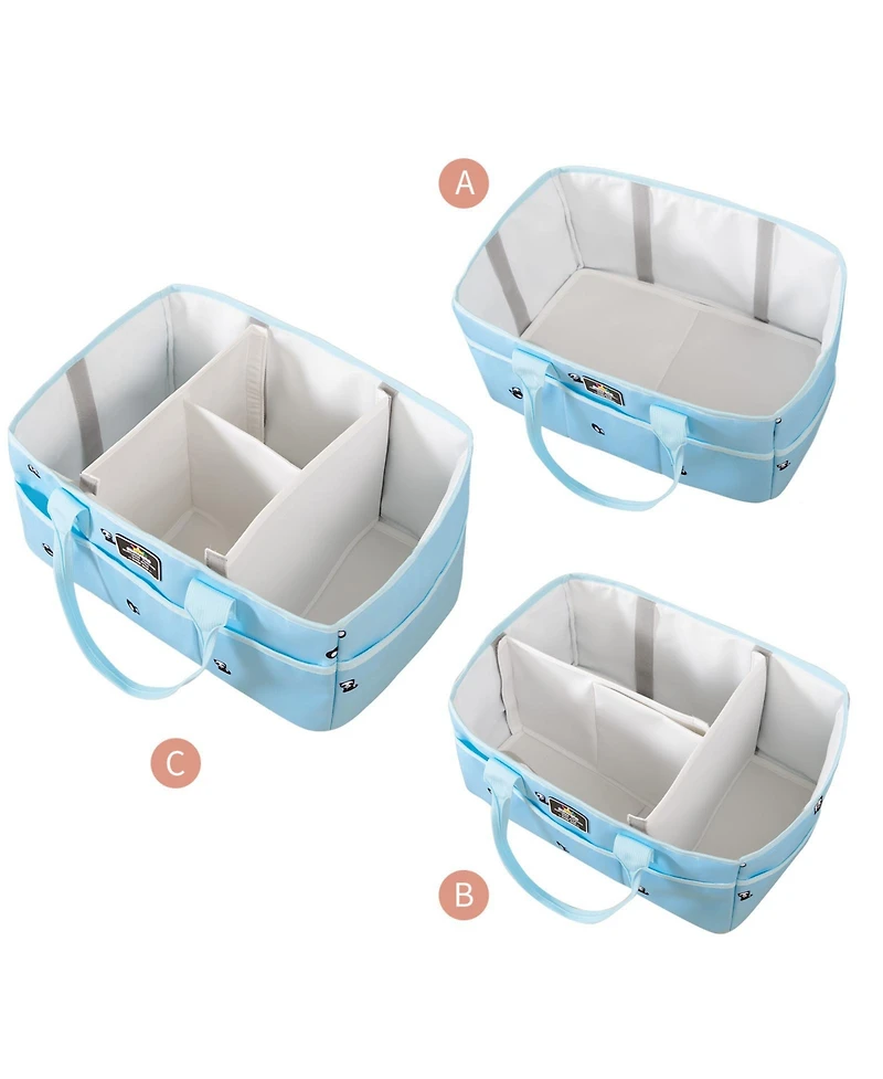 Sunveno Portable Diaper Caddy Organizer