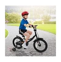 Hongge 16 Inch Kids Bike with Training Wheels and Adjustable Seat