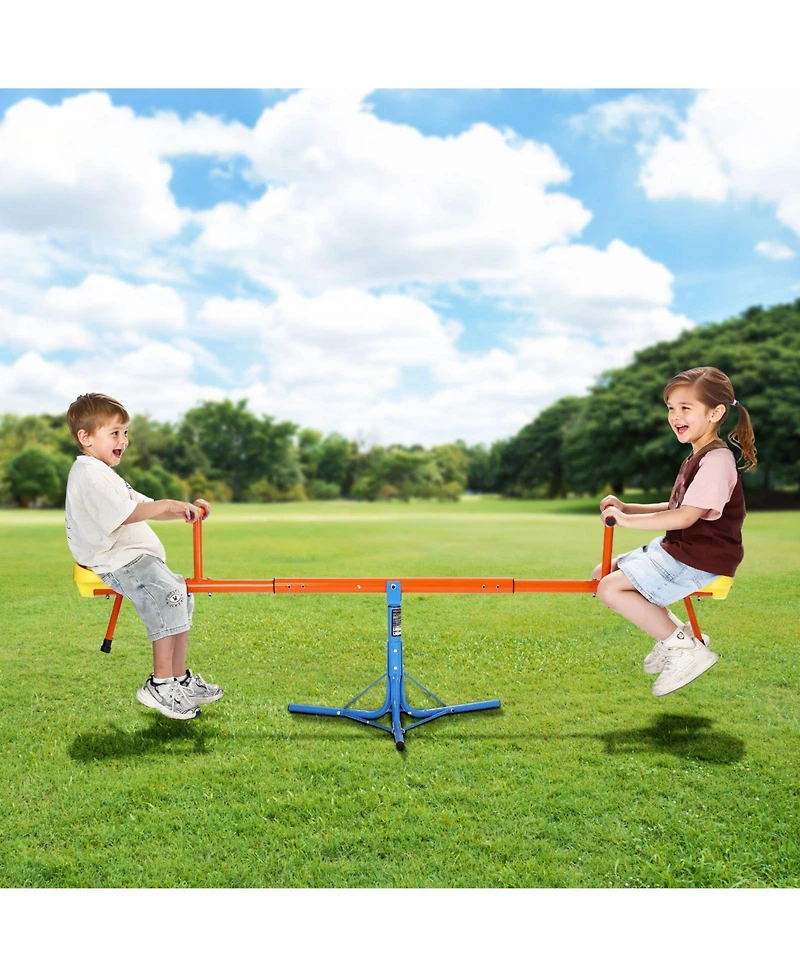 Mecale Kids Seesaw, Sit and Spin Teeter Totter with 100 lb Capacity per Seat Support for Ages 3