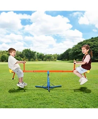 Mecale Kids Seesaw, Sit and Spin Teeter Totter with 100 lb Capacity per Seat Support for Ages 3