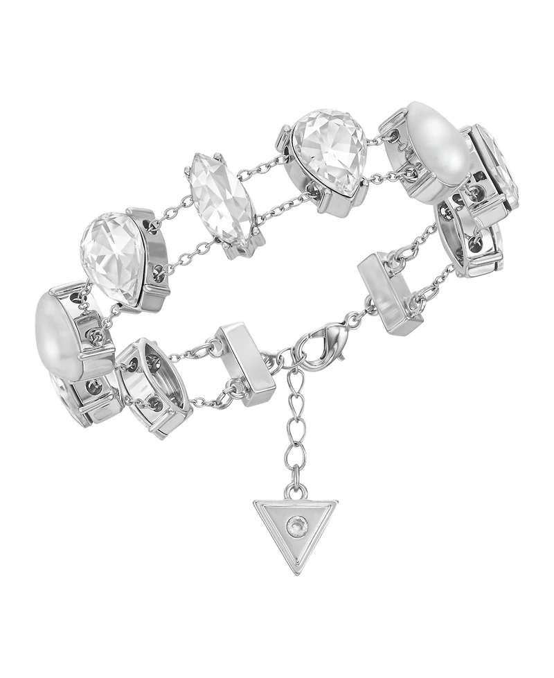 Guess Imitation Pearl And Glass Stone Bracelet
