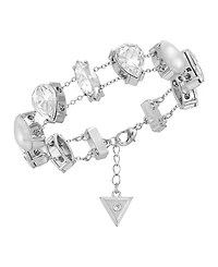 Guess Imitation Pearl And Glass Stone Bracelet