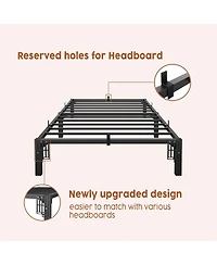 Gaomon Twin Size 10 Inch Metal Bed Frame, Heavy Duty, Tool-Free Assembly, No Box Spring Needed, 800 Lbs Capacity