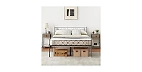 gaomon Modern Bed Frame, Metal Platform Bed with Headboard and Footboard
