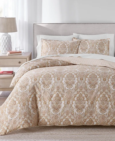 Charter Club Sofia Damask 3-Pc. Comforter Set, King
