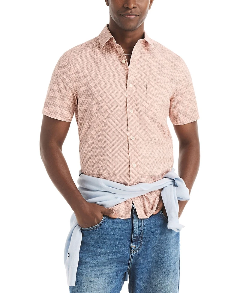 Nautica Men's Printed Short-Sleeve Shirt