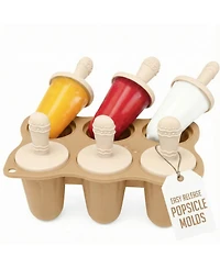 Sperric Baby Popsicle Mold – Silicone Teething Ice Pop Molds for Infants & Toddlers, 6-Cavity, Bpa-Free, Dishwasher Safe