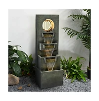 SunJet 39.3"H Modern Outdoor Fountain